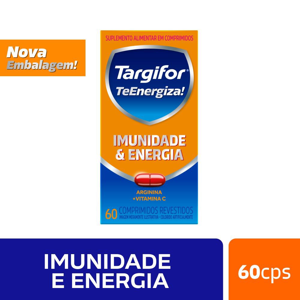 Targifor TeEnergiza 500mg - 60 Comprimidos